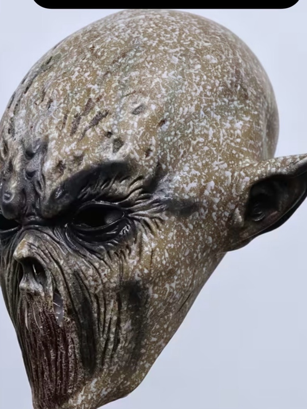 Horror Creature Decorative Mask - Brown Accent - Unbranded